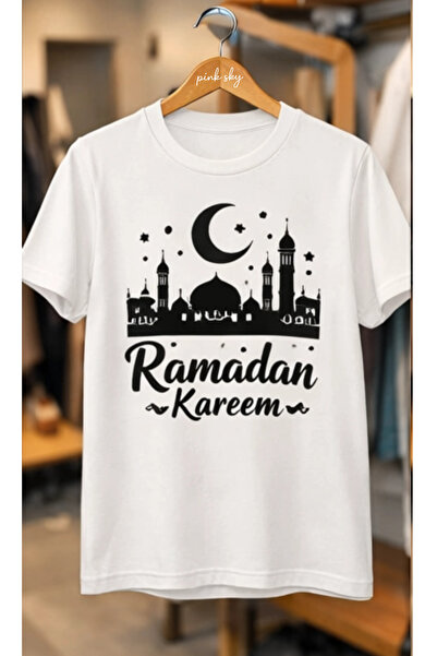 Pink Sky Καλοκαιρινό μπλουζάκι από βαμβάκι με σχέδιο Ramadan Kareem