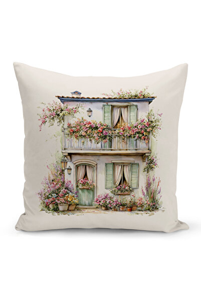 Bertille Home Spring Series Double-Sided Digital Printed Throw Pillow Cover (...