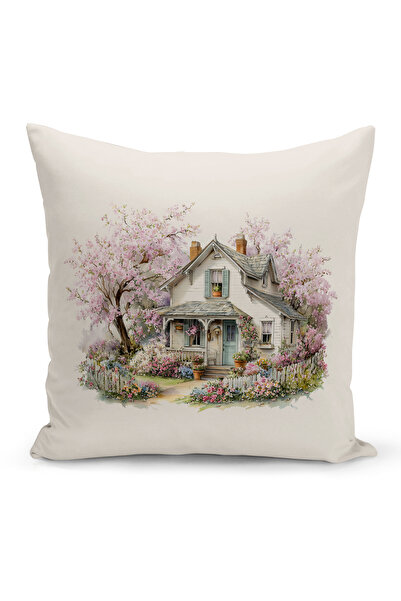 Bertille Home Spring Series Double-Sided Digital Printed Throw Pillow Cover (...