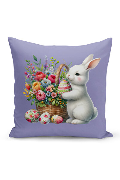 Bertille Home Ανοιξιάτικη Σειρά Κάλυμμα Μαξιλαριού Διπλής Όψης με Ψηφιακή Εκτ...