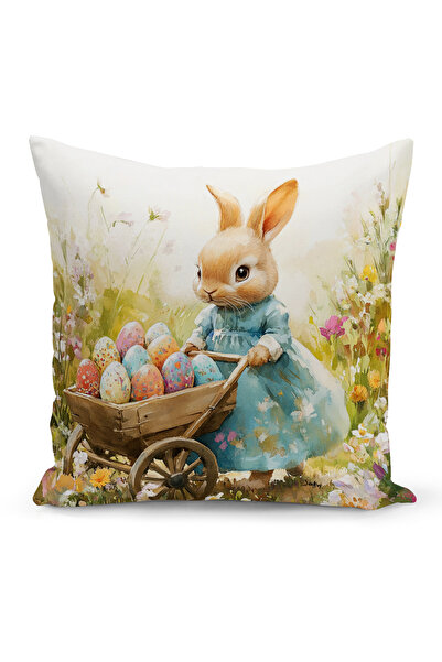 Bertille Home Spring Series Double-Sided Digital Printed Throw Pillow Cover (...