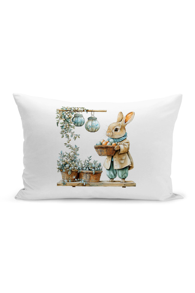 Bertille Home Husă de pernă cu imprimare digitală pe două fețe, seria Spring ...