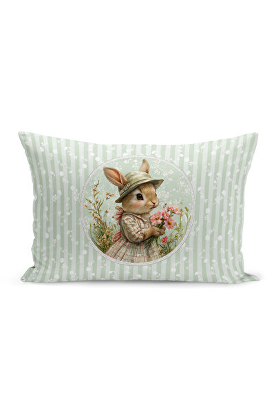 Bertille Home Husă de pernă cu imprimare digitală pe două fețe, seria Spring ...