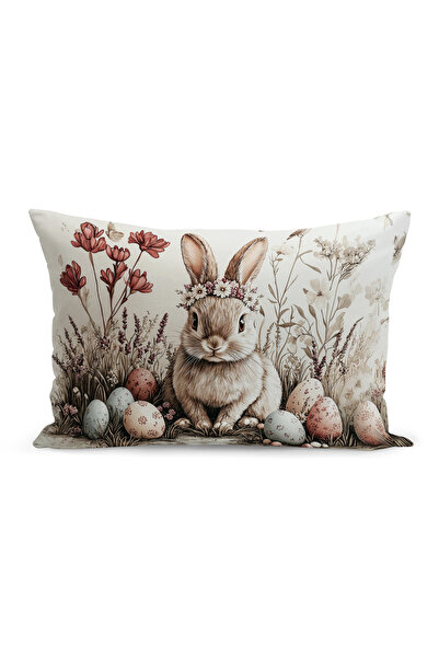 Bertille Home Ανοιξιάτικη Σειρά Κάλυμμα Μαξιλαριού Διπλής Όψης με Ψηφιακή Εκτ...