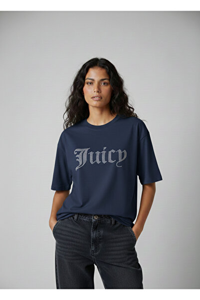 Mayer Butik Unisex Men/Women Juicy Stone Printed Oversize Cotton Crew Neck T-...