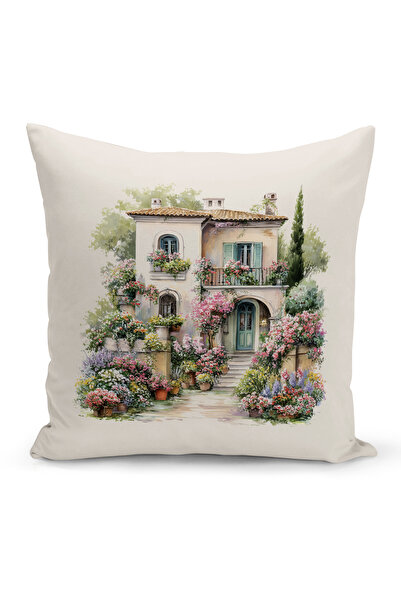 Bertille Home Ανοιξιάτικη Σειρά Κάλυμμα Μαξιλαριού Διπλής Όψης με Ψηφιακή Εκτ...