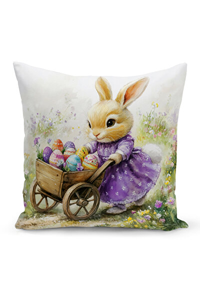 Bertille Home Spring Series Double-Sided Digital Printed Throw Pillow Cover (...