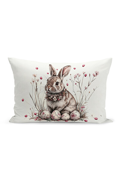 Bertille Home Ανοιξιάτικη Σειρά Κάλυμμα Μαξιλαριού Διπλής Όψης με Ψηφιακή Εκτ...