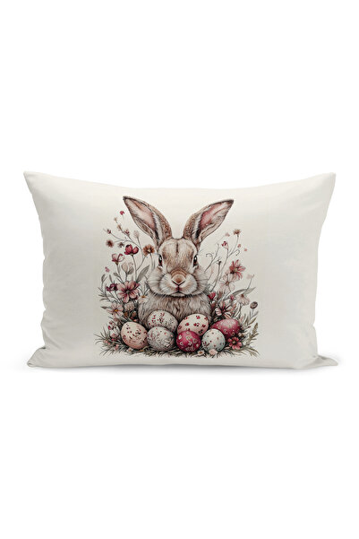 Bertille Home Ανοιξιάτικη Σειρά Κάλυμμα Μαξιλαριού Διπλής Όψης με Ψηφιακή Εκτ...