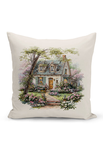 Bertille Home Spring Series Double-Sided Digital Printed Throw Pillow Cover (...