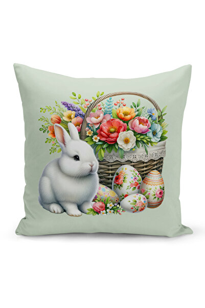 Bertille Home Husă de pernă cu imprimare digitală pe două fețe, seria Spring ...