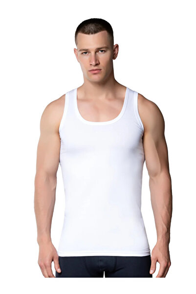 GÜMÜŞ 4001 6-Pack Men's Combed Cotton Undershirts