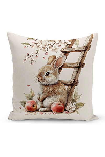 Bertille Home Husă de pernă cu imprimare digitală pe două fețe, seria Spring ...