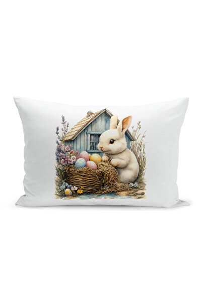 Bertille Home Ανοιξιάτικη Σειρά Κάλυμμα Μαξιλαριού Διπλής Όψης με Ψηφιακή Εκτ...