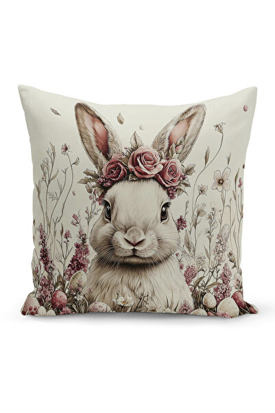 Bertille Home Ανοιξιάτικη Σειρά Κάλυμμα Μαξιλαριού Διπλής Όψης με Ψηφιακή Εκτ...