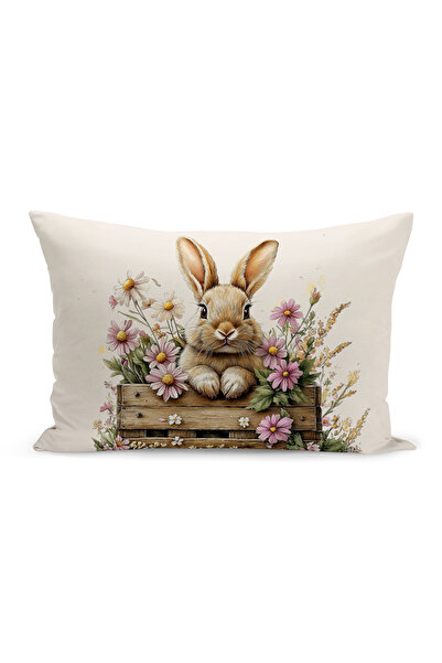 Bertille Home Ανοιξιάτικη Σειρά Κάλυμμα Μαξιλαριού Διπλής Όψης με Ψηφιακή Εκτ...