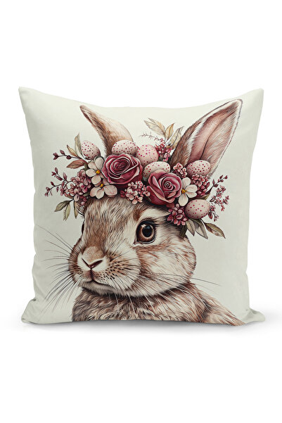 Bertille Home Husă de pernă cu imprimare digitală pe două fețe, seria Spring ...