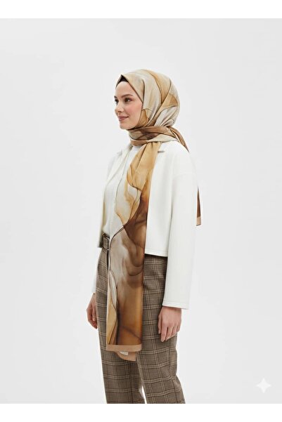 lavinscarfs Lavin Scarfs Degrade Motion Collection Viscose Shawl Brown