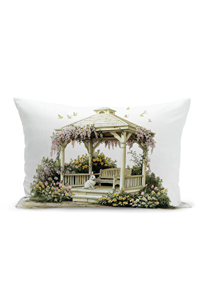 Bertille Home Ανοιξιάτικη Σειρά Κάλυμμα Μαξιλαριού Διπλής Όψης με Ψηφιακή Εκτ...