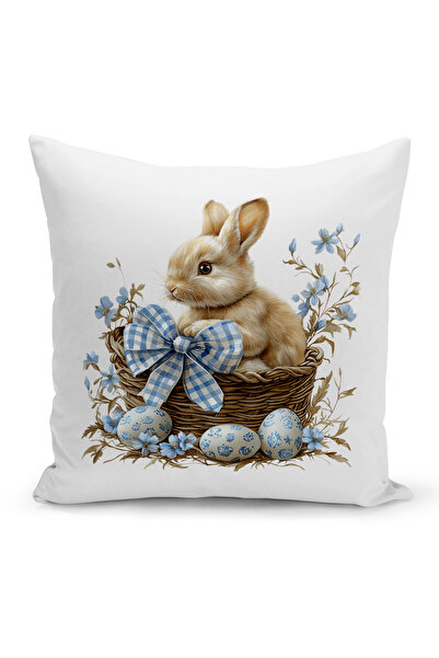 Bertille Home Ανοιξιάτικη Σειρά Κάλυμμα Μαξιλαριού Διπλής Όψης με Ψηφιακή Εκτ...