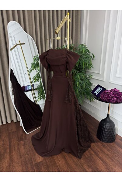Kira Fashion Brown evening dress