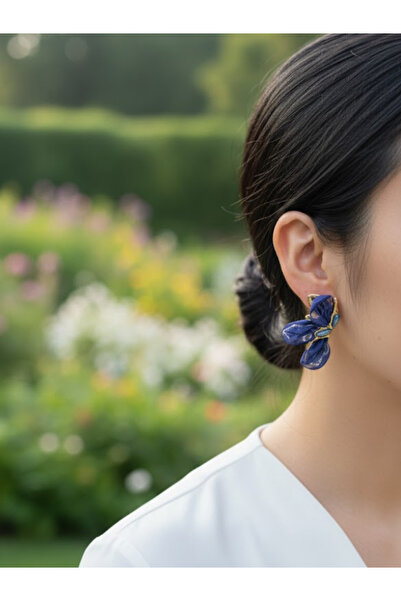 Leerybee Satin Textured Floral Figured Women's Earrings