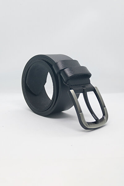 Paşala Leather Ανδρική αθλητική ζώνη από γνήσιο δέρμα, μαύρη, 4,5 εκ., κατάλλ...