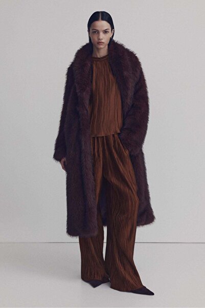 H&M Crinkled pull-on trousers