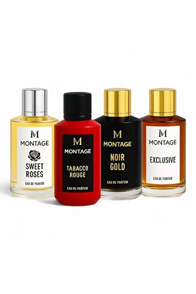 Montage Brands Set parfumuri femei și bărbați 4 x 100 ml persistente – arome ...