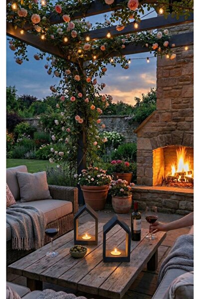 Art-ı Prime Dizayn Bohem İskandinav Ev Figürlü Dekoratif Mumluk Antrasit - 16...