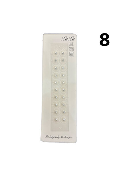 Choice14 8 Fashion Bowknot Colorful Rhinestone Pearls Ear Point Stickers Ear ...