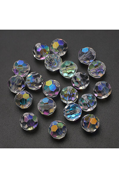 Choice25 14mm 10pcs BAB 2 3 4 6 8 10 12 14mm 32Faceted Round Ball Crystal Gla...
