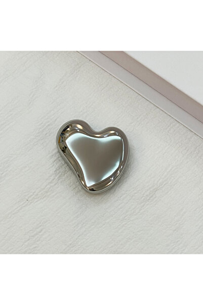 Choice Heart shape Heart-shaped portable folding mirror, double-sided makeup ...
