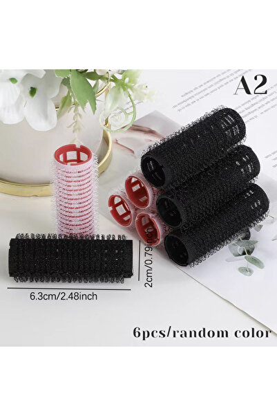 Choice 2cm 6pcs Hair Roller Set Self Grip Heatless Hairs Curler Different Siz...