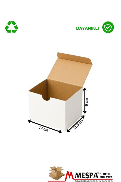 MEŞPA AMBALAJ 14x11x9 cm Beyaz Kargo Kutusu 25 ADET – Karton Ürün Gönderim ve...