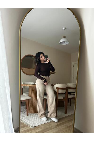 SoulWear Butik Kadın Yüksek Bel Palazzo Jean