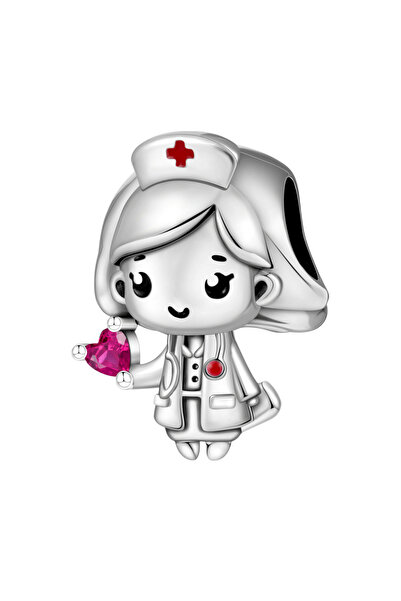 Choice MTC1084 Kind-hearted nurse magician devil Beads Charm Silver Plated Fi...
