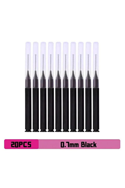 Choice صندوق فرشاة الأسنان السوداء، فرشاة الأسنان بين الأسنان، 20 قطعة، تنظيف...