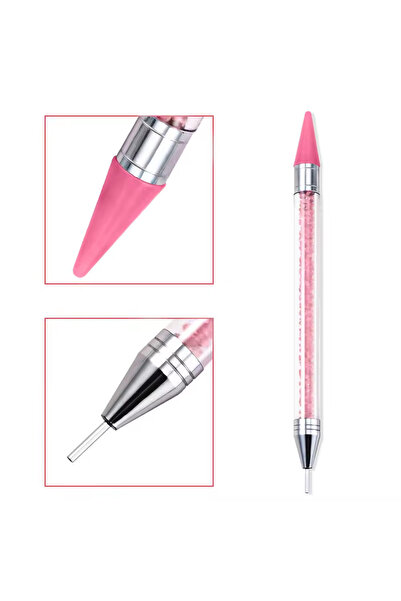 Choice Pink LINMANDA Double Ended Rhinestone Crayon Nail Art Rhinestone Extra...