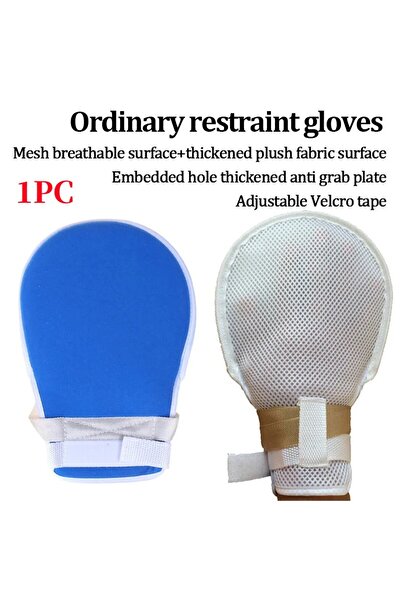 Choice1 conventional type 1Pc Restraint Hand Glove Prevent Self Injury Scratc...