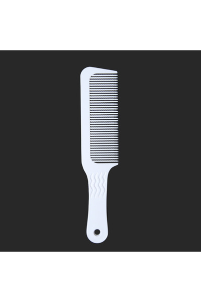 Choice white Salon-Grade Teasing Hair Comb - Rounded Wavy Teeth Barber Comb, ...