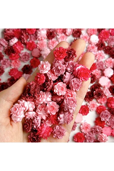 Choice Mixed 120PCS Sweet Luminous Lotus Resin Nail Art Decorations 3D Novelt...