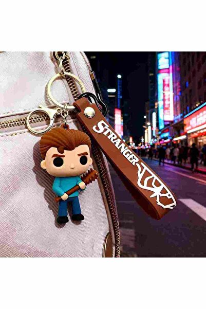 Choice B Stranger 2026 New The Horror TV Keychain DUSTIN Eddie Demogorgon Vec...