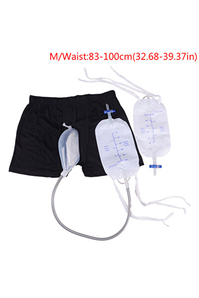 Choice1 قمع سيليكون M قسطرة بولية، سراويل داخلية لسلس البول، قابلة للغسل وإعا...