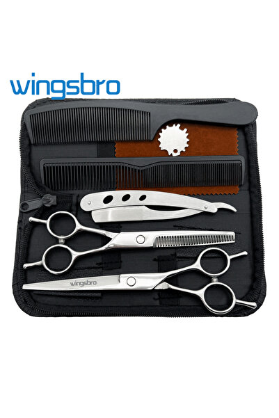 Choice silver set 7 Inch Professional Hair cutting Scissors Set Stainless Ste...
