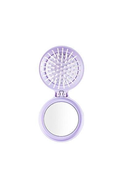 Choice MOSha FGJS-Purple 1pc Mini Pocket Mirror Folding Comb Anti static Port...