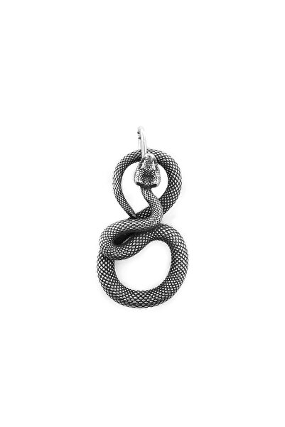 Choice No Chain Fashion Vintage Stainless Steel Snake Pendant for Men Women G...