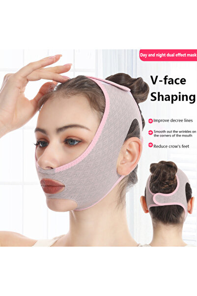 Choice قناع شد الوجه على شكل حرف V، ضمادة تنحيف الوجه، حزام رفع الذقن والخدين...