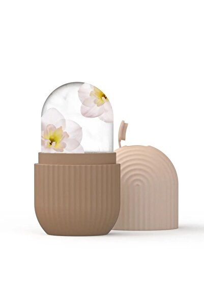 Choice قوالب مكعبات الثلج المصنوعة من السيليكون باللون الكاكي، أداة تجميل لشد...