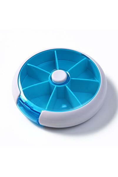 choice2 علبة تخزين أقراص الفيتامينات الصغيرة المحمولة للسفر رقم 4، تكفي لـ 7 ...